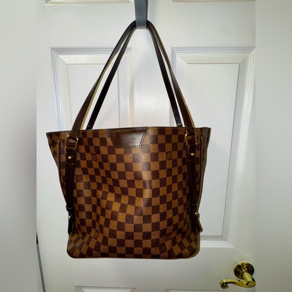 Louis Vuitton Cabas Rivington tote. With COA from entrupy. - Picture 3 of 16